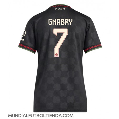 Camiseta Bayern Munich Serge Gnabry #7 Tercera Equipación Replica 2025-26 para mujer mangas cortas